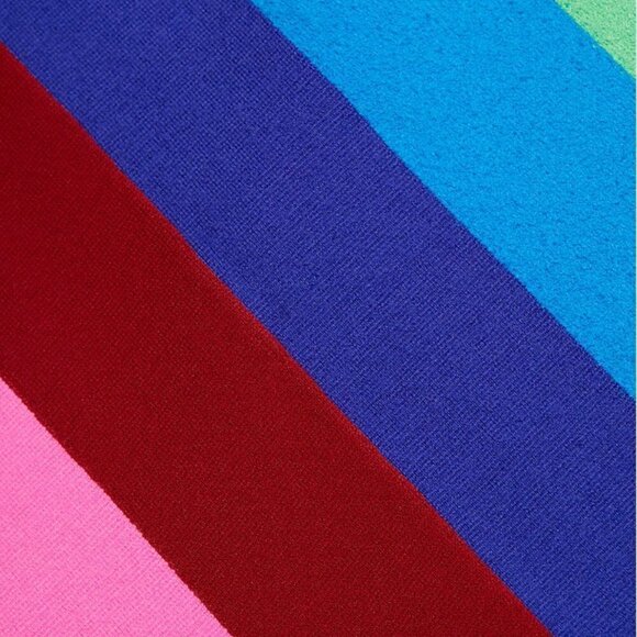 Christopher John Rogers Striped Cap-Sleeve Midi-Dress - Picture 7 of 7